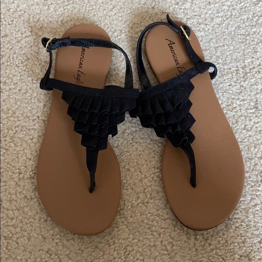 Black and Tan sandals
